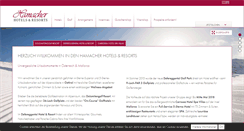 Desktop Screenshot of hamacher-privathotels.com
